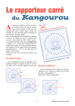 mode d`emploi du Rapporteur carré