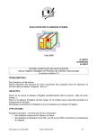 EVALUATION DES CLASSEURS HYGIENE 1 juin 2001 R.LEROY S