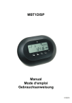 MBT1DISP Manual Mode d`emploi Gebrauchsanweisung