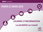 Pr&eacute;sentation &agrave; la Journ&eacute;e d`information : La p&eacute;nibilit&eacute;