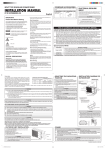 INSTALLATION MANUAL - Oldach Global Site