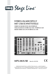 STEREO-DJ-MISCHPULT MIT USB-SCHNITTSTELLE