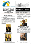 ROTARY CLUB Bulletin de Liaison - Rotary International District 1730