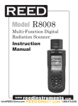 REED Instruments REED R8008 Radiation Meter - Fluke