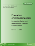 Éducation environnementale