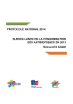 PROTOCOLE NATIONAL 2014 SURVEILLANCE DE LA