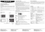 Data Loggers for Humidity and Temperature SHORT INSTRUCTION