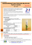 DESODORISANT DESODORISANT BACTERICIDE BACTERICIDE