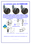 Les serrures sans clé CODECASE