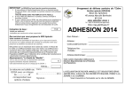 GDSA Adhésion Directe 2014 - Groupements de Défense Sanitaire