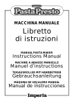 Libretto di istruzioni