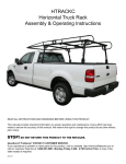 Htrackc horizontal truck rack assembly & operating