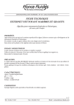 fiche technique externet nettoyant marbres et granits - France