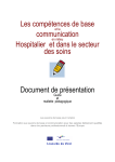 Les comp&eacute;tences de base communication Hospitalier et dans le