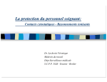 La protection du personnel soignant:
