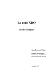 Le code XDQ