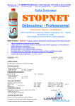 STOPNET d&eacute;boucheur - E. HENROTTE Distribution