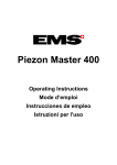 Piezon Master 400 - Electro Medical Systems