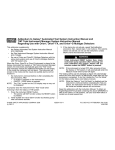 Addendum to Galaxy&reg; Automated Test System Instruction Manual