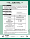 EUCO CABLE GROUT PTX