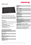 CHERRY KC 4000 clavier compact noir