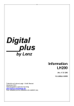 Lenz DIGITAL-Plus en fran&ccedil;ais : Lh200