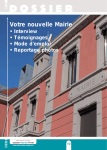 Dossier "Nouvelle Mairie" du n° 149 - Mairie de Saint