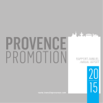 RAPPORT ANNUEL - Provence Promotion