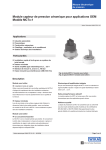 Module capteur de pression céramique pour applications