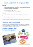 CCE du 14 janvier 2015