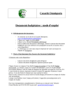 Cocarde Omnisports Documents budgétaires : mode d`emploi