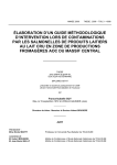 élaboration d`un guide méthodologique d`intervention lors de