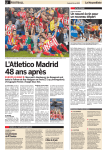 L`Atletico Madrid 48 ans après EUROPA LEAGUE