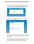MODE D`EMPLOI INTERFACE