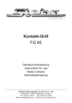 FG 95 Kontakt-Grill