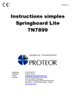 Instructions simples Springboard Lite 7N7899