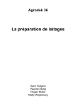 Agrodok 36 La préparation de laitages