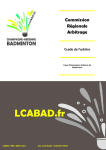 Guide de l`arbitre