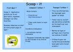 d&eacute;pliant expliquant scoop.it
