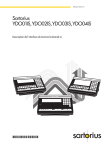 Sartorius YDO01IS,YDO02IS,YDO03IS,YDO04IS