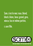 Sam, c`est le mec roux, blond, black, blanc, beur, grand, gros, mince