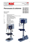 Perceuses &agrave; colonne - Promac www.promac.ch