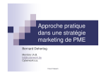 Approche pratique dans une stratégie marketing de PME