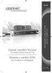 Digitaler Satelliten-Receiver Récepteur satellite HDMI