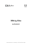 HBsAg Elisa - DIAsource Immunoassays