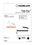 Nobles Tidy-Vac UL Op_Parts - Floor Cleaning Equipment Parts and