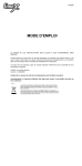 MODE D EMPLOI