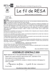 Le fil de RESA - Solidarit&eacute; Paysans