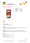Information de produit KNORR® al Formaggio 0.78 kg