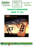 Radio REM 7 bouton pour pont roulant